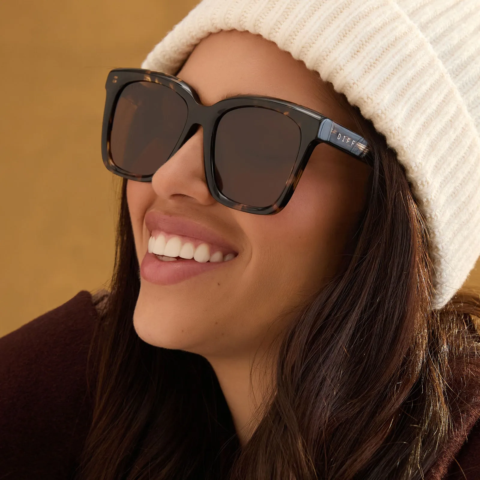 MEREDITH - ESPRESSO TORTOISE   BROWN   POLARIZED SUNGLASSES