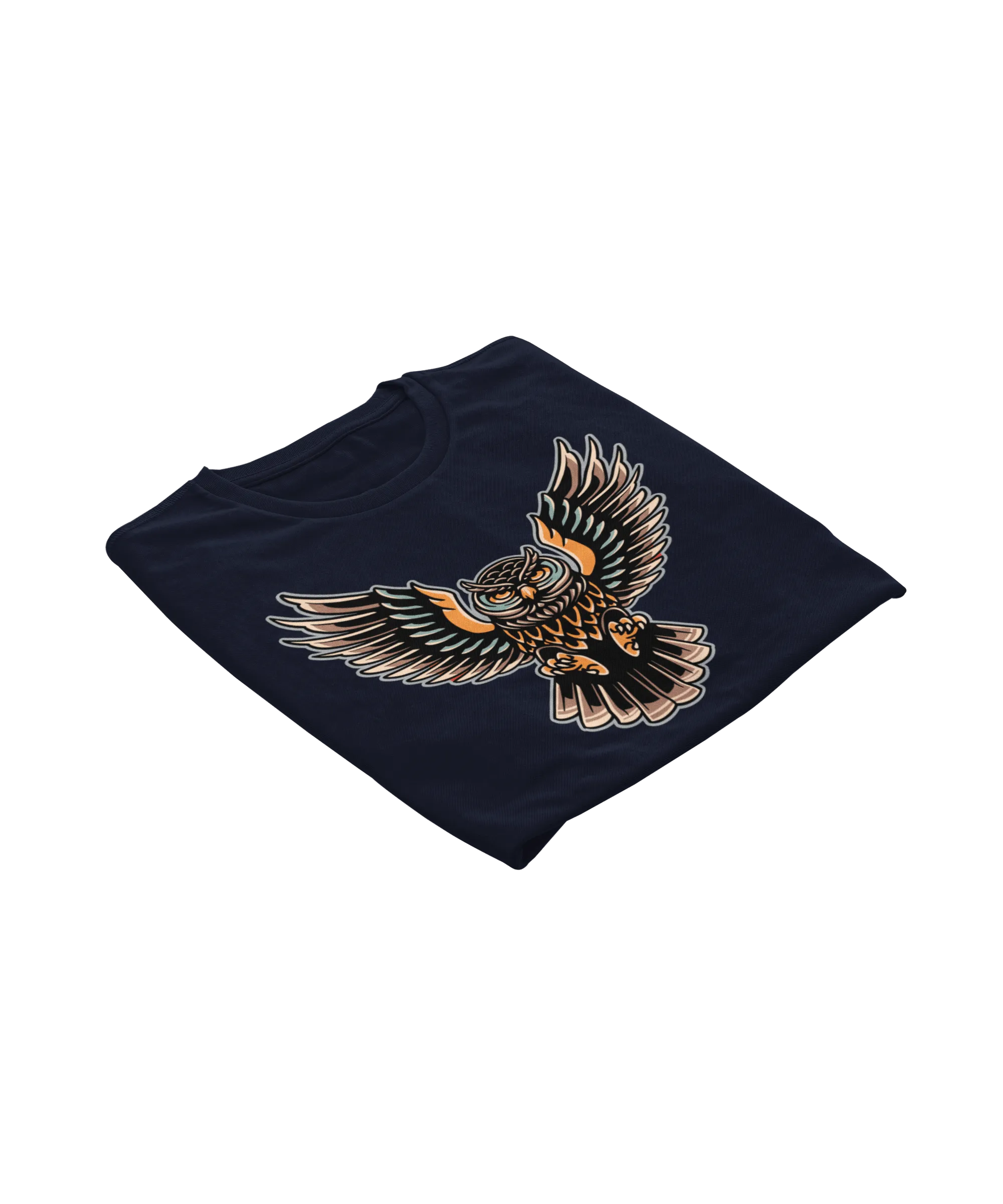 Owl Tattoo Design Adult T-Shirt