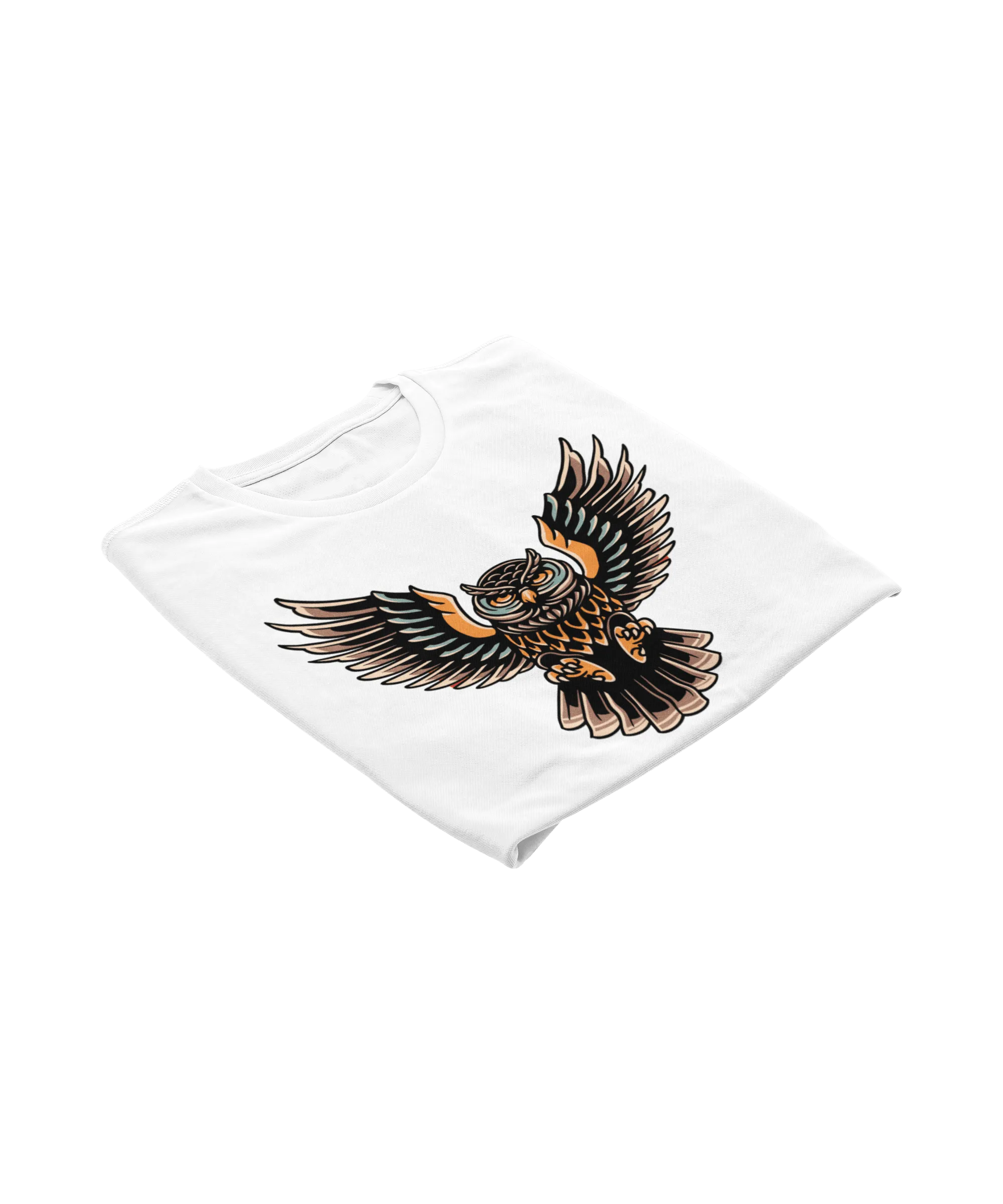 Owl Tattoo Design Adult T-Shirt
