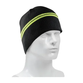PIP 360-BEANNIEBK Winter Beannie Cap with Reflective Stripe