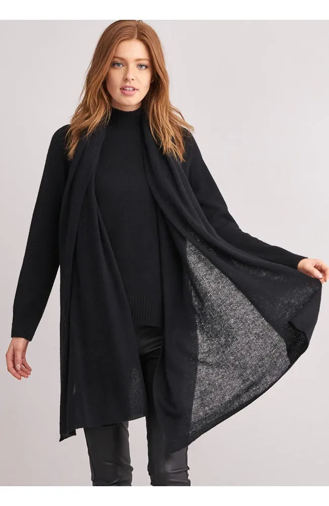 Repeat Organic Cashmere Scarf Black
