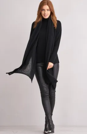 Repeat Organic Cashmere Scarf Black