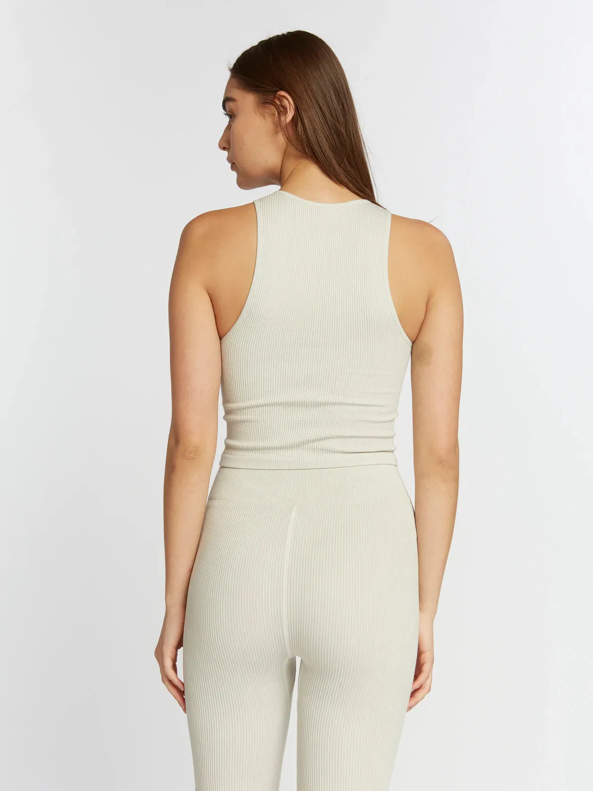 Seamless Ribbed Cropped Tank