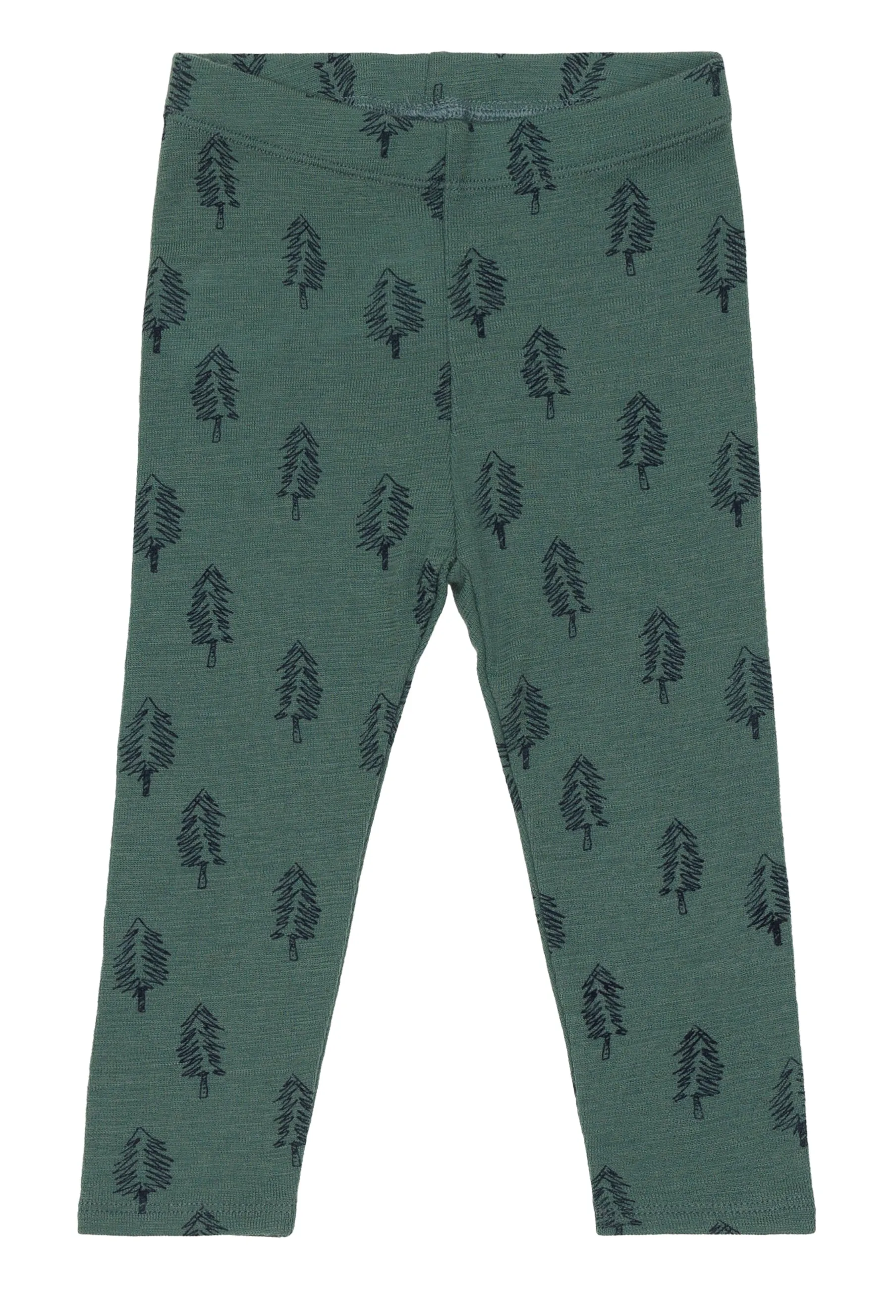 SGBPaula Baby Tree Uld Leggings - Dark Forest