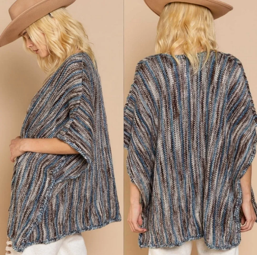 Short Sleeve Draped Cardigan