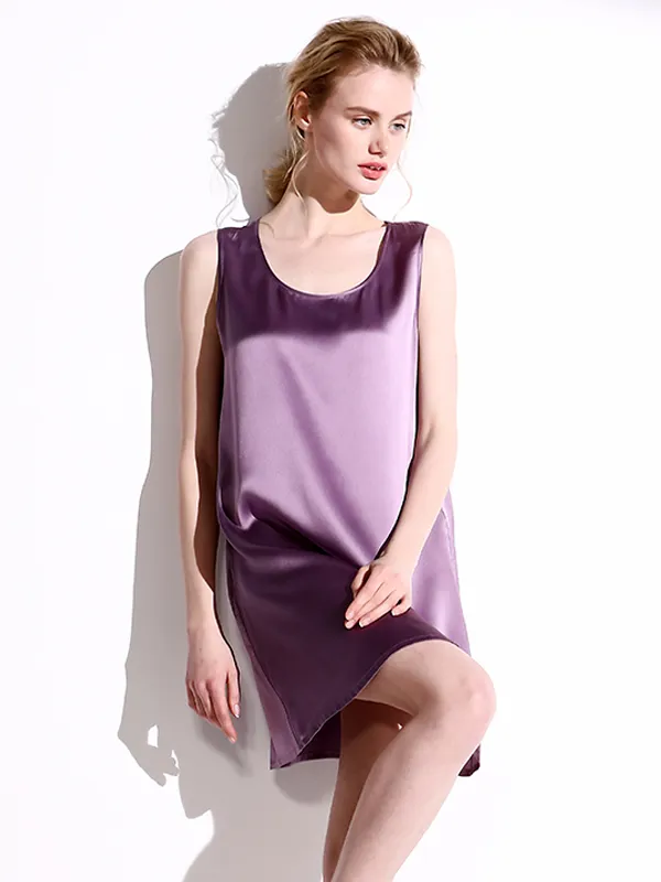 Silk tank top dress short luxury Nightgown