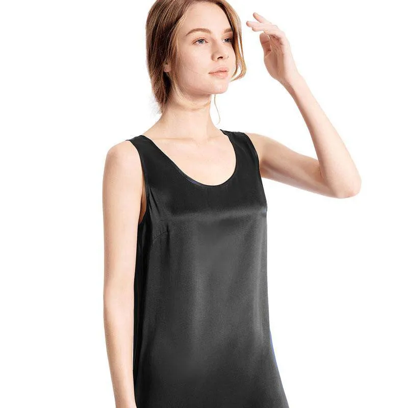 Silk tank top dress short luxury Nightgown