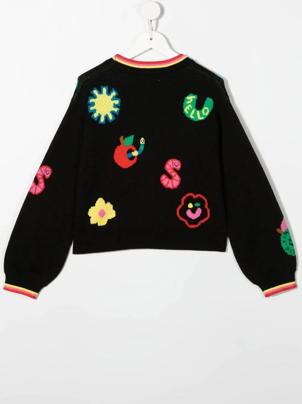STELLA MCCARTNEY CARDIGAN WITH STRIPED COLLAR