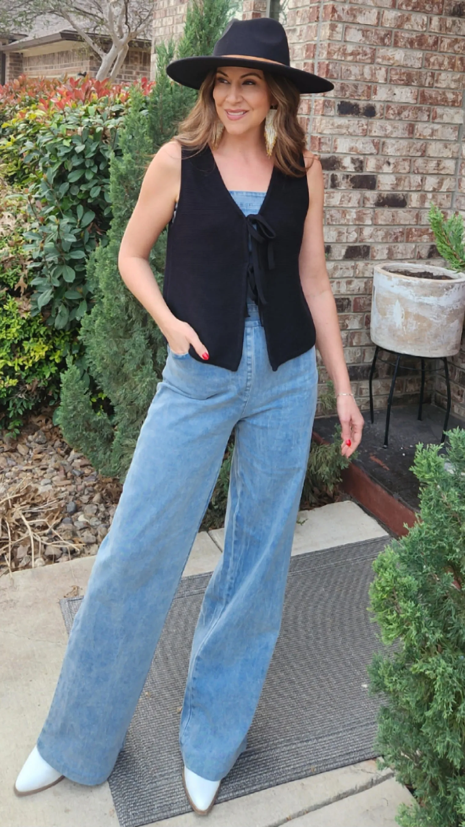Turn Heads In This Denim Jumpsuit
