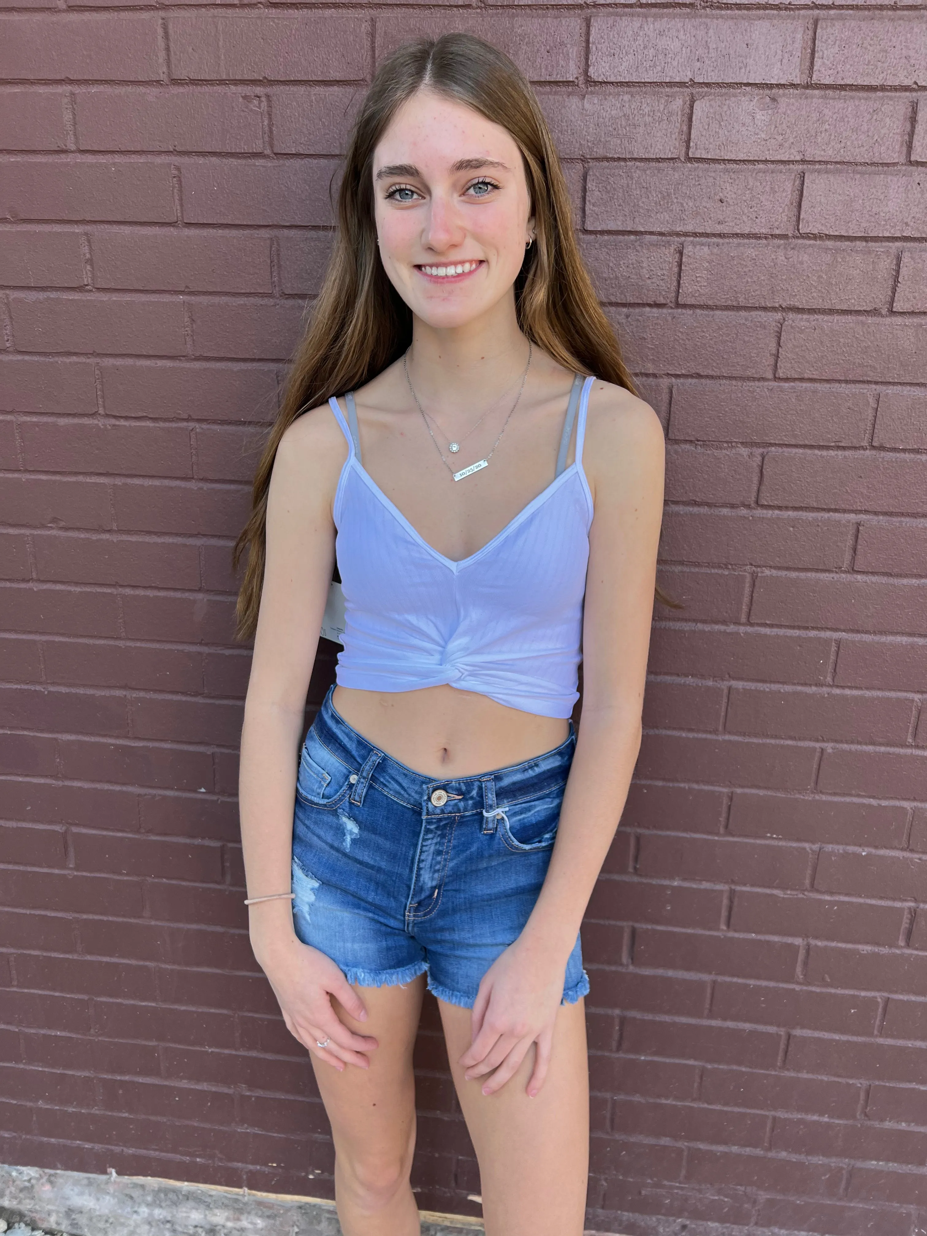 Twisted Dreams Crop Top - White
