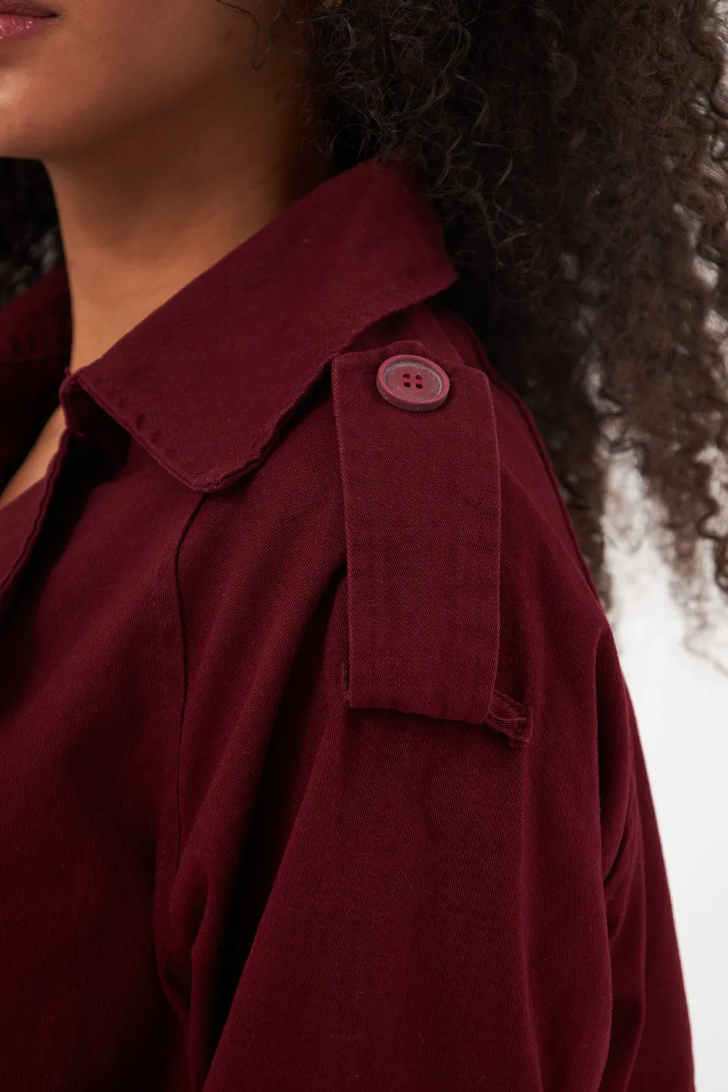 Velvet Solid Cropped Jacket