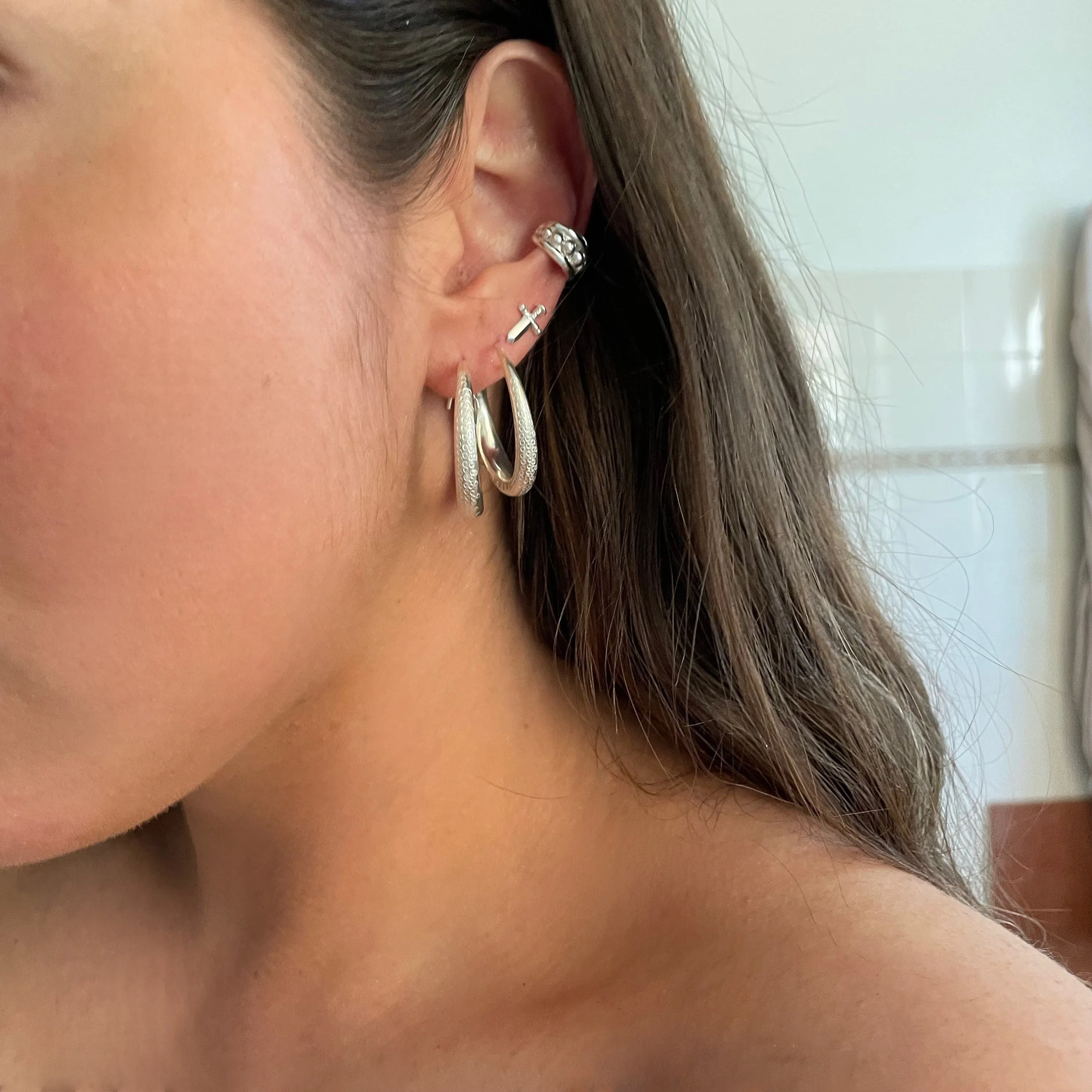 Vivi Sterling Silver Ear Cuff