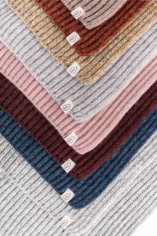 Vouga Orange Recycled Wool Scarf
