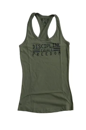 Women's Tank: Discipline equals freedom