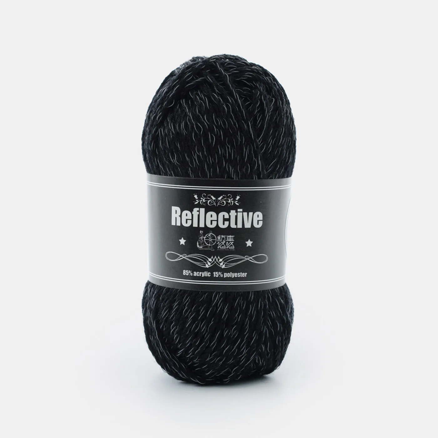 Wool Reflective Crochet Yarn