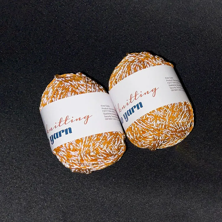 Wool Reflective Crochet Yarn