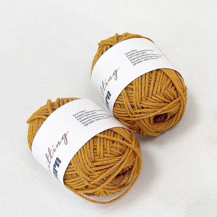 Wool Reflective Crochet Yarn