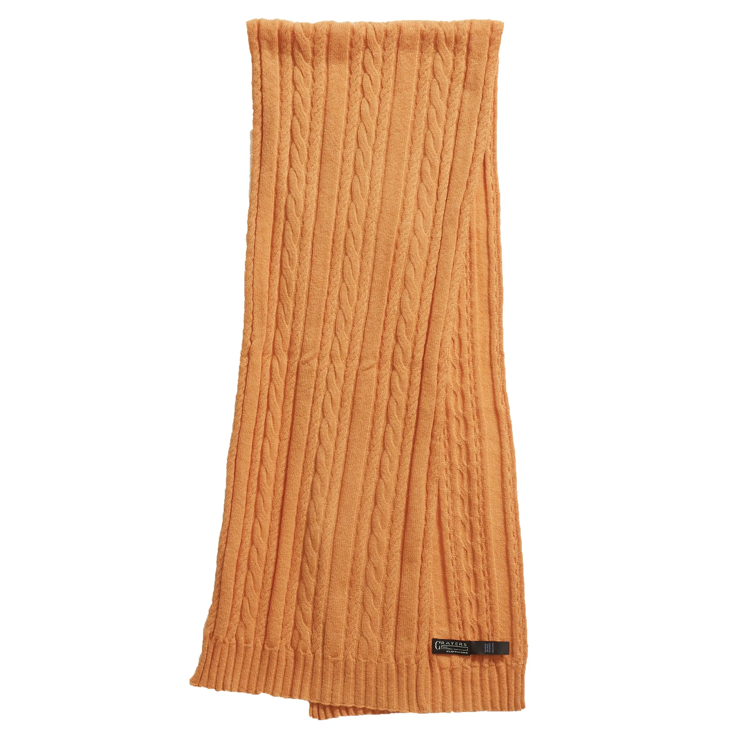Yarmouth Cable Scarf - Yellow Mustard (Final Sale)*